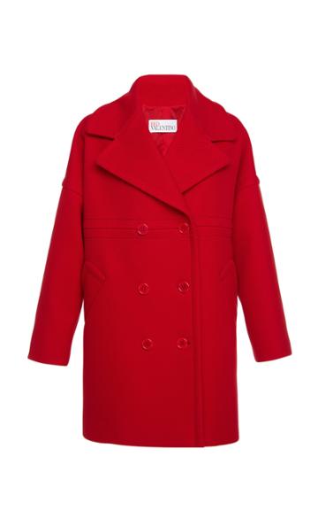 Red Valentino Techno Peacoat