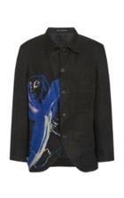 Yohji Yamamoto Printed Flax Blazer