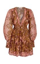 Ulla Johnson Rosetta Printed Silk-blend Dress