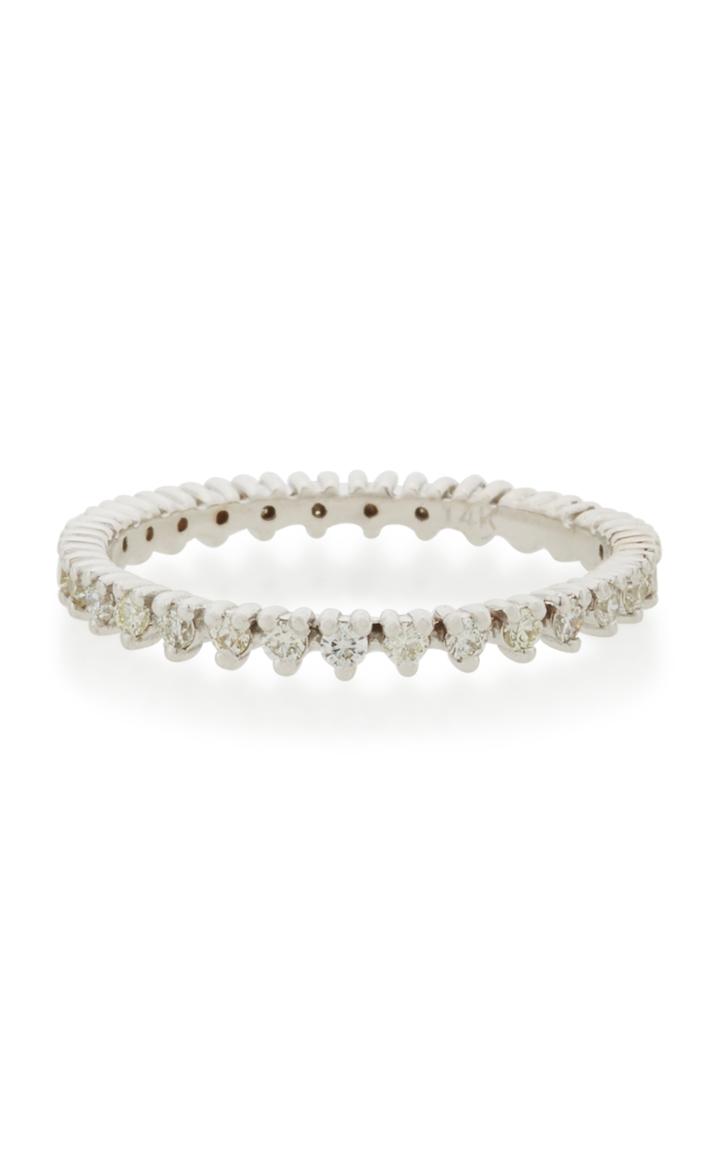Ila Reed 14k White Gold And Diamond Ring