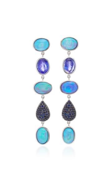 Katherine Jetter One-of-a-kind Opal And Sapphire Earrings