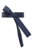 Tome Blue Leather Karate Belt