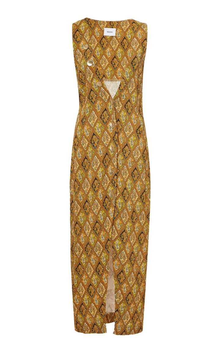 Moda Operandi Nanushka Tia Wrap Midi Dress Size: S