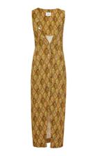 Moda Operandi Nanushka Tia Wrap Midi Dress Size: S