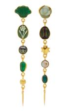 Moda Operandi Grainne Morton Vintage Glass Victorian Earrings