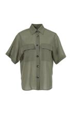 Moda Operandi Lvir Summer Wool-blend Shirt Size: L