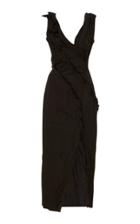 Moda Operandi Jason Wu Collection Ruffled Washed Sateen Cocktail Dress Size: 8