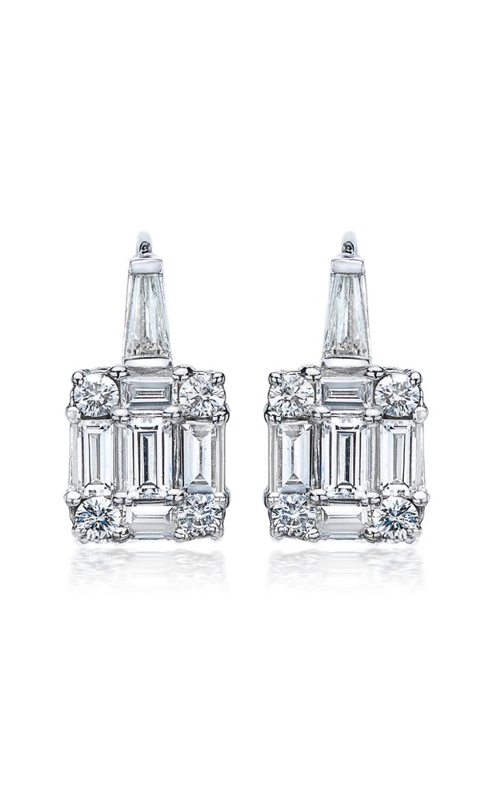 Mindi Mond Clarity Diamond 18k White Gold Earrings