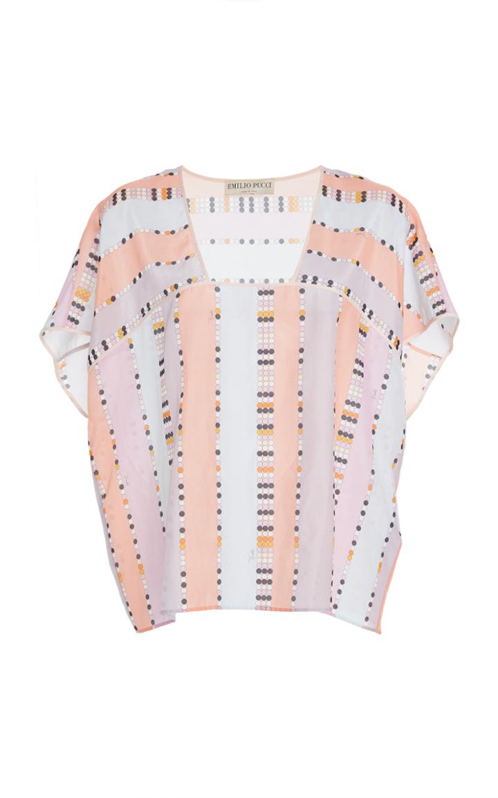 Emilio Pucci Silk Cotton Top