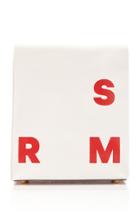 Simon Miller Lunchbag 20 Logo-print Leather Clutch