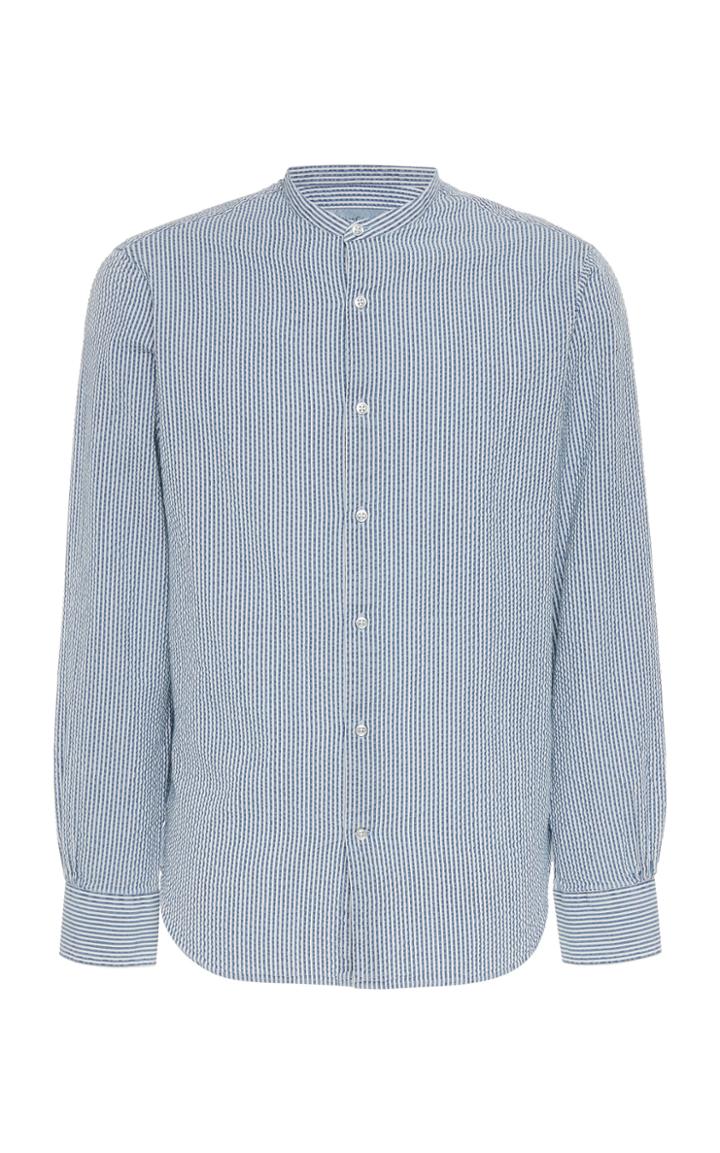 Officine Gnrale Gaspard Striped Cotton Shirt