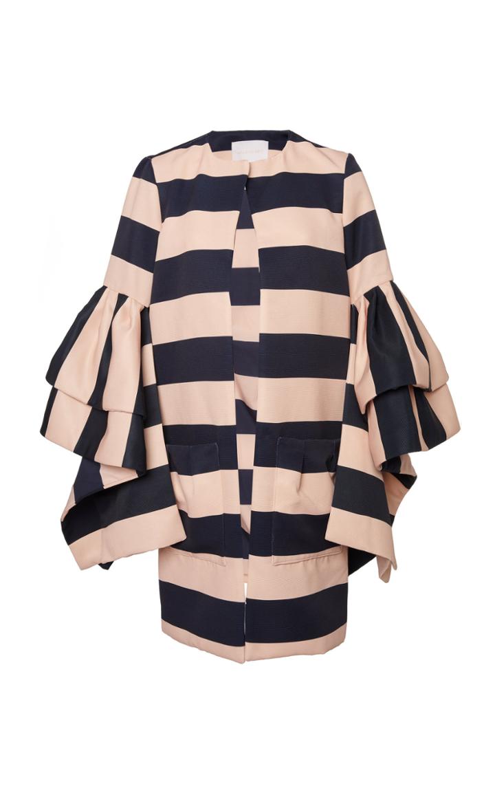 Leal Daccarett Flamenco Stripe Crepe Jacket