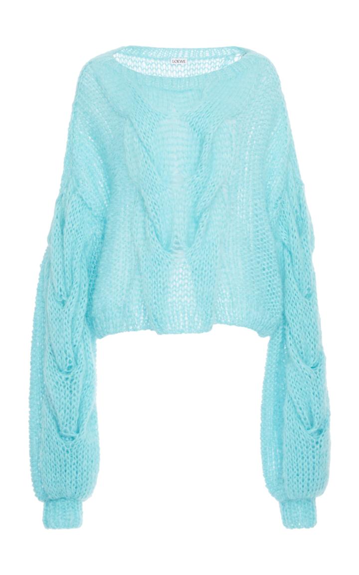 Loewe Cable Mohair-blend Sweater Size: M