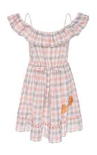 Innika Choo Off The Shoulder Ruffle Mini Dress