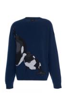 Alanui Killer Whale Intarsia-knit Wool-blend Sweater