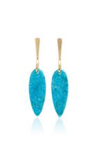 Moda Operandi Lisa Eisner Kingman Turquoise Slender Spear Earrings