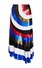 Monse All-over Sequined Graphic Skirt
