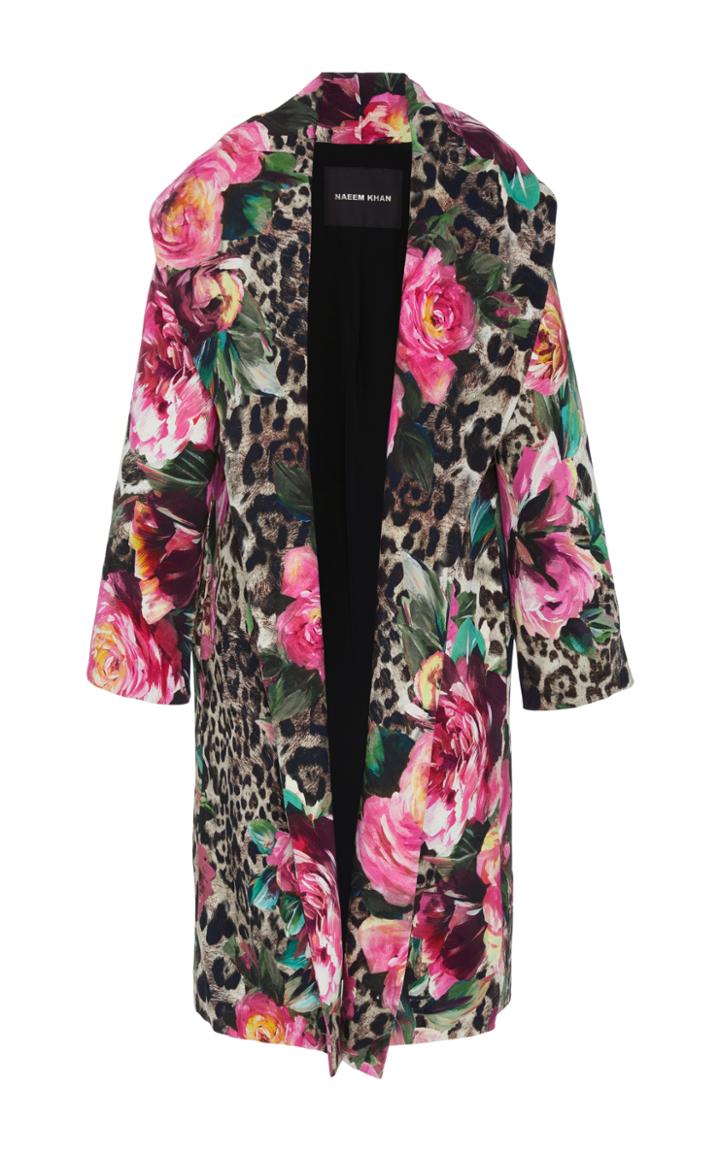 Naeem Khan Printed Coat