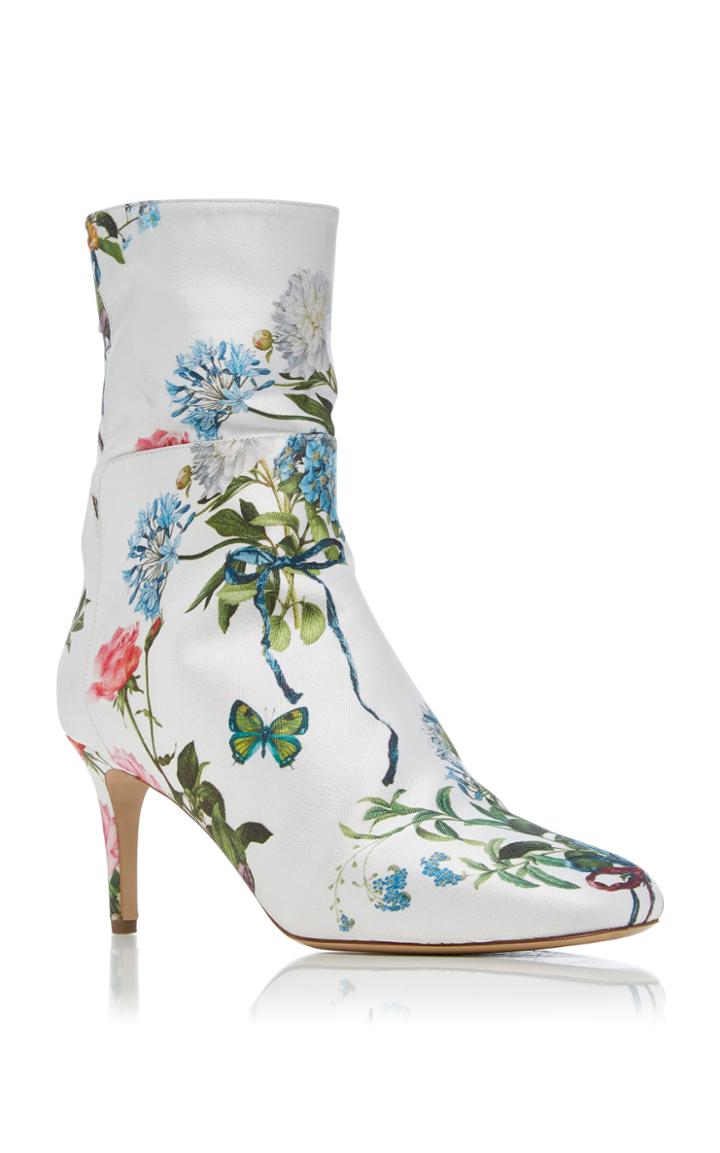 Monique Lhuillier Paloma Floral Boot