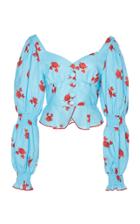 Gl Hrgel Sweetheart Puff Sleeve Blouse