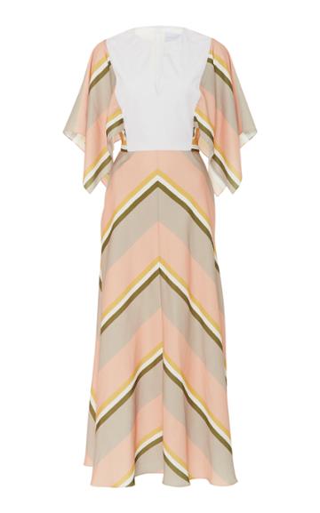 Noon By Noor Todd Striped Midi Dress