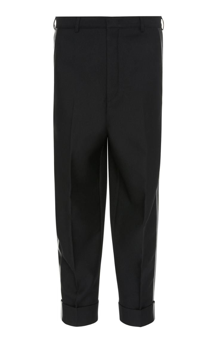 Pt Forward Striped Twill Straight-leg Pants