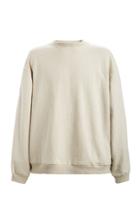 Kapital Fleecy Knit X American Quilt Two-tone Cotton Sweatshirt