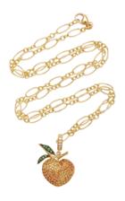 Khai Khai 18k Gold Sapphire Diamond And Tsavorite Charm