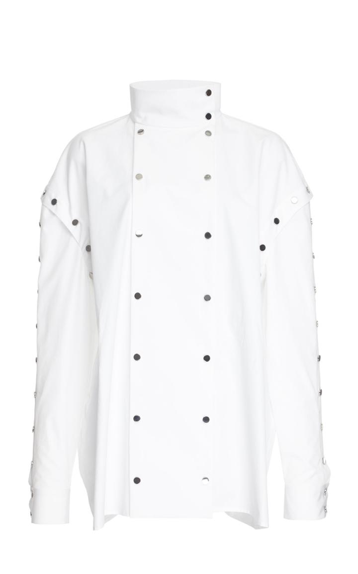 Christopher Kane Studded Cotton Shirt