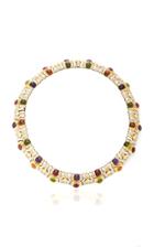 Eleuteri Vintage 14k Yellow Gold And Rock Crystal Bracelet