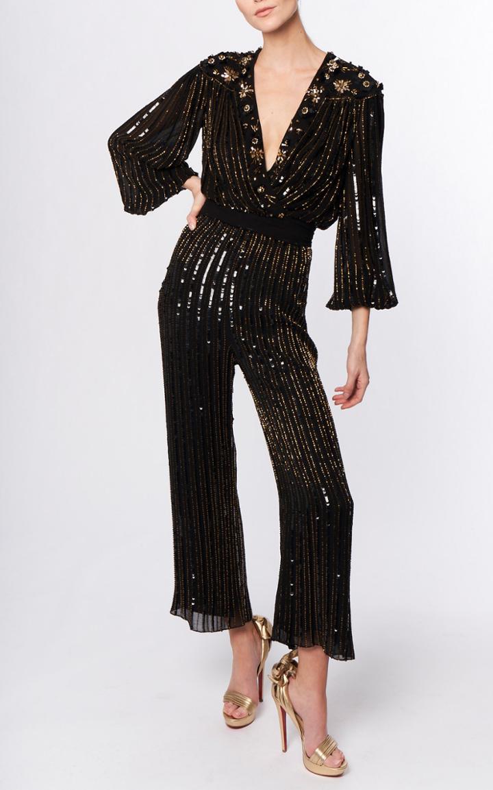 Moda Operandi Jenny Packham Chic Sequined Blouse