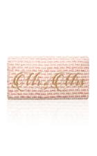 Preciously Paris Mr & Mrs Tweed Clutch