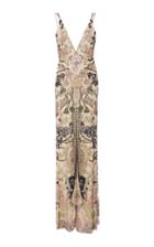 Patbo Beaded Peacock Gown