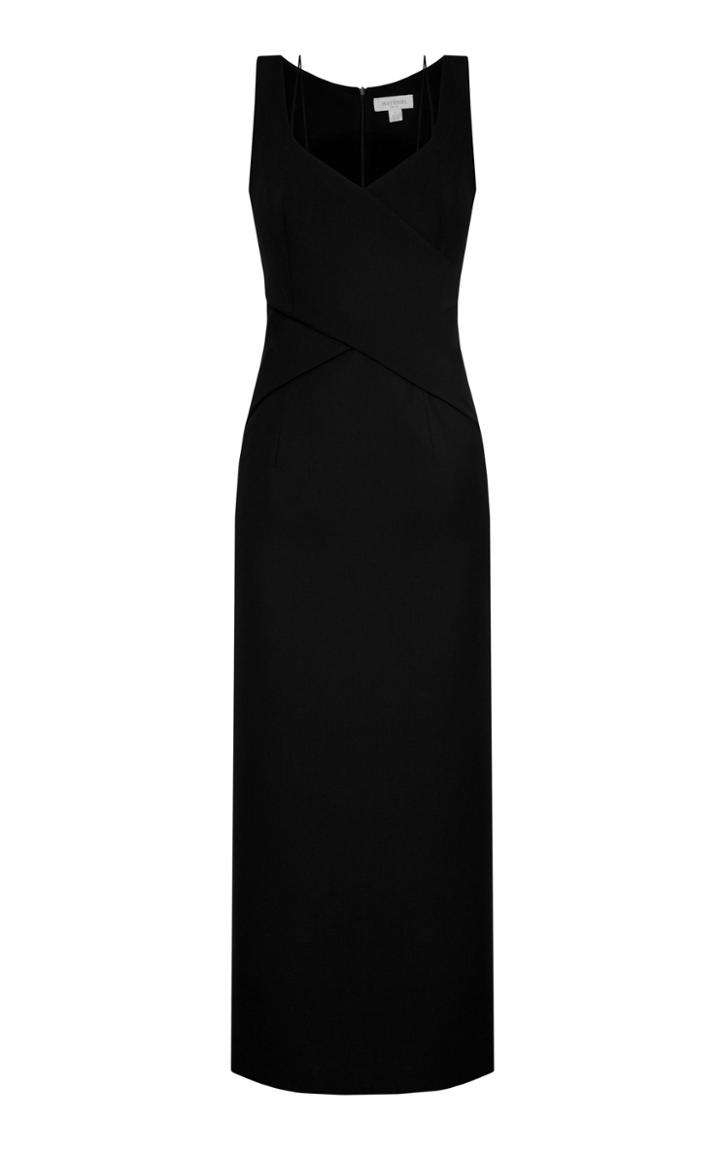Moda Operandi Matriel Wrap-detailed Twill Midi Dress