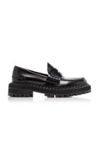 Proenza Schouler Platform Leather Penny Loafers