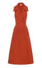 Moda Operandi Aje Interlace Tie-accented Gabardine Trench Coat Dress