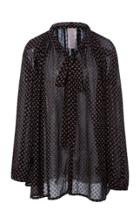 Yvonne S Crepe Bow Blouse