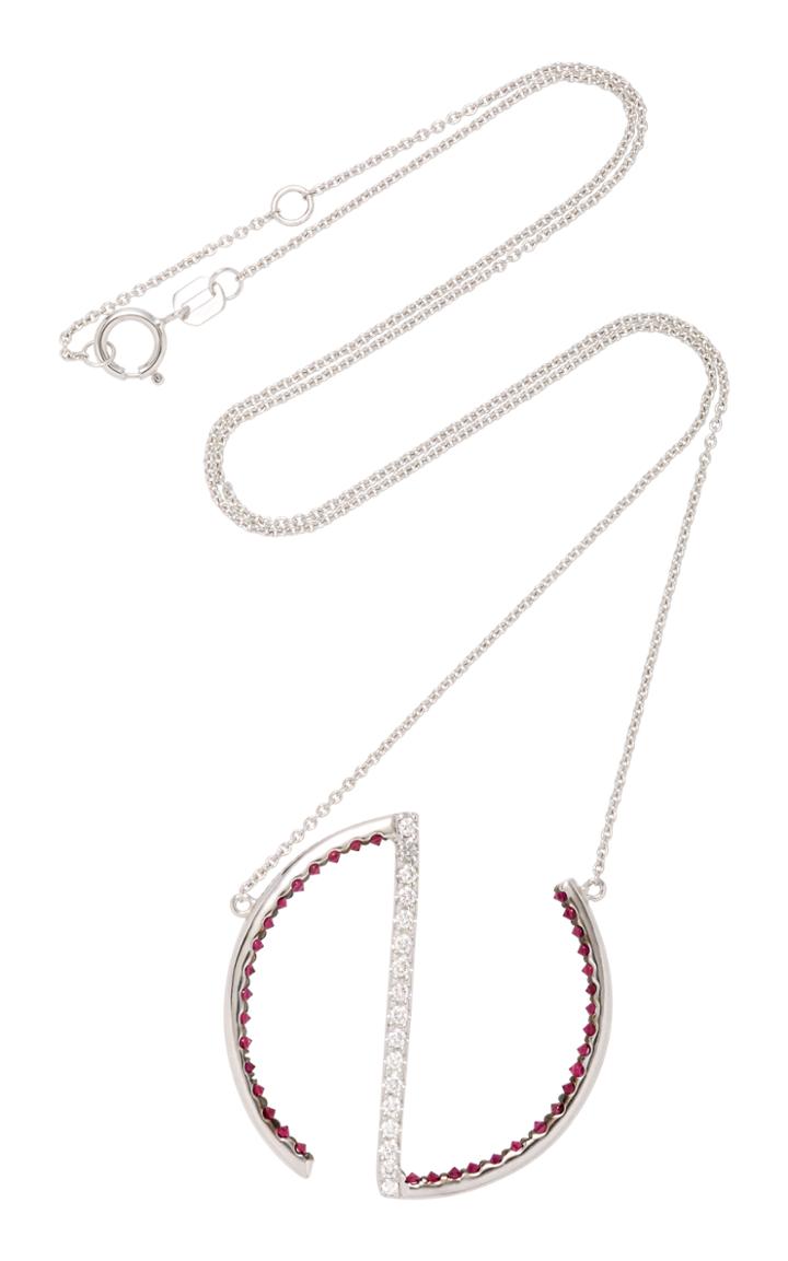 Kavant & Sharart Geoart Round Hoop Necklace