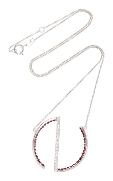 Kavant & Sharart Geoart Round Hoop Necklace
