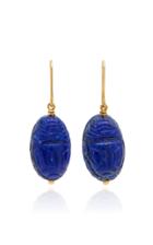Aurlie Bidermann Scarab Earrings Lapis Lazuli