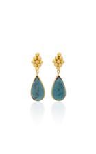 Prounis One-of-a-kind Teal Tourmaline Large Nona Earrings