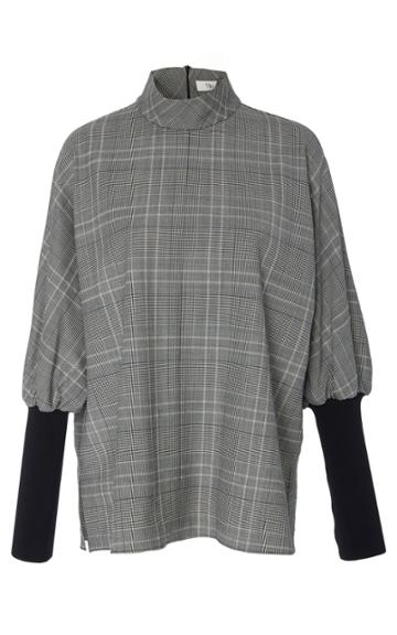 Tibi Jasper Suiting Top