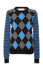 Michael Kors Collection Argyle Cashmere Sweater