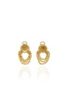 Moda Operandi Loren Nicole 22k Yellow Gold Bead Rope Earrings