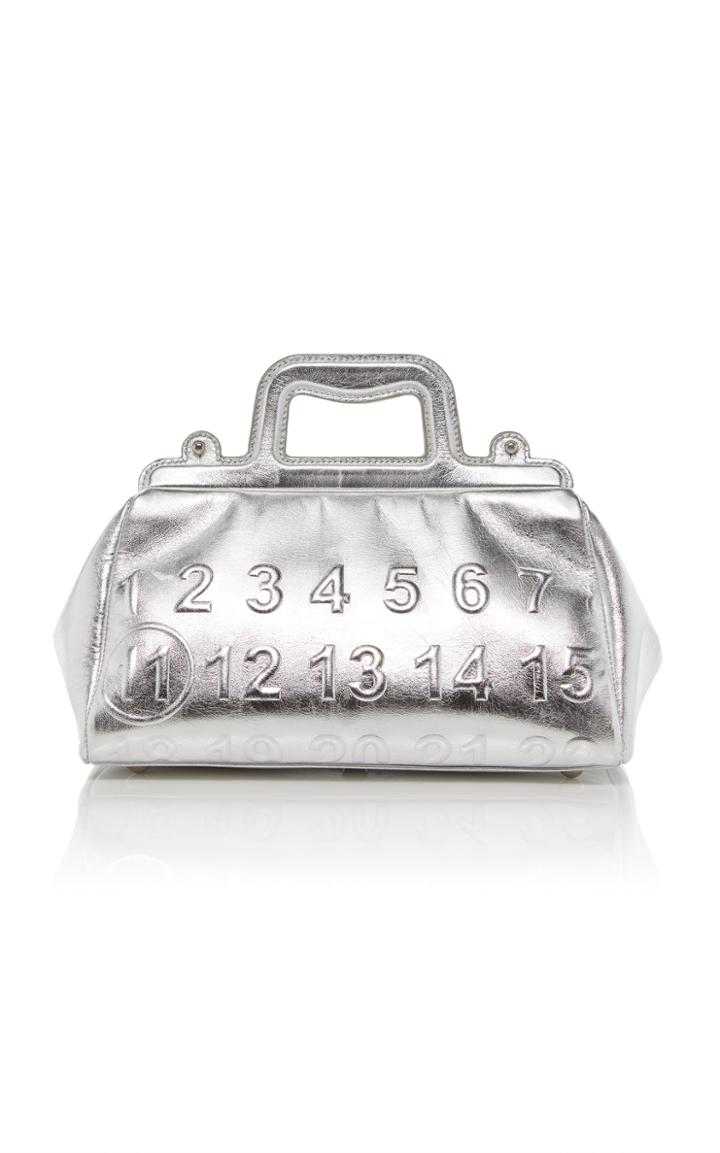 Maison Margiela Metallic Embossed Top Handle