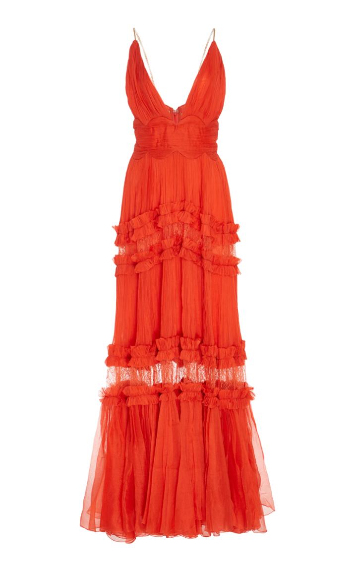 Maria Lucia Hohan M'o Exclusive Effi Tiered Ruffle Dress