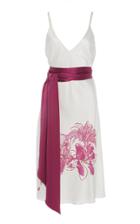 Marei 1998 Ixia Midi Flower Print Silk Cami Dress