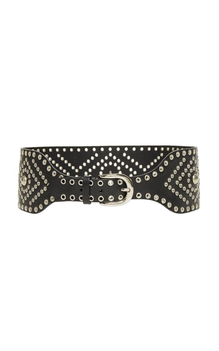 Isabel Marant Woma Studded Leather Belt Size: S