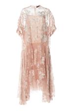 Biyan Annila Uneven Silk Blend Midi Dress