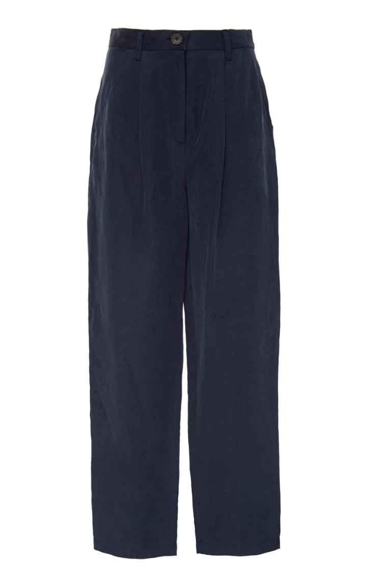 Mara Hoffman Dita Linen-blend Straight-leg Pants
